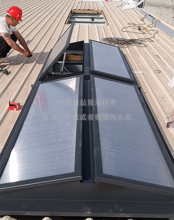 兰州王老吉生产车间海东排烟天窗