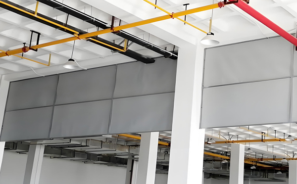 商场防烟分区常闭节点:海东挡烟垂壁高度与控制器接线图解 商场防烟分区常闭节点:海东挡烟垂壁高度与控制器接线图解